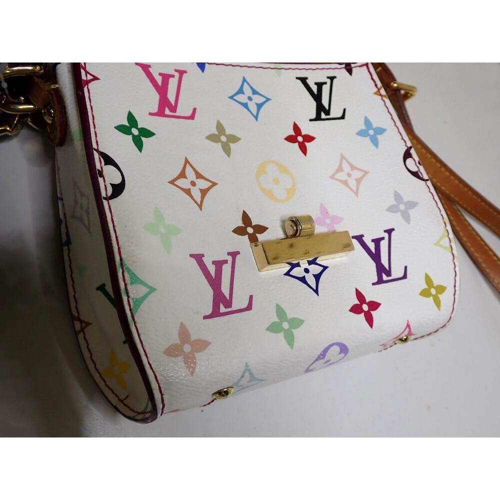 Louis Vuitton Multicolor Heartbreaker Bag Monogram Crossbody Vintage White LV - Picture 11 of 16